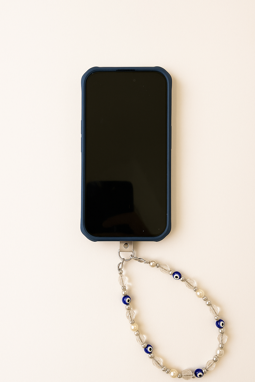 Evil Eye Beaded Phone Wristlet