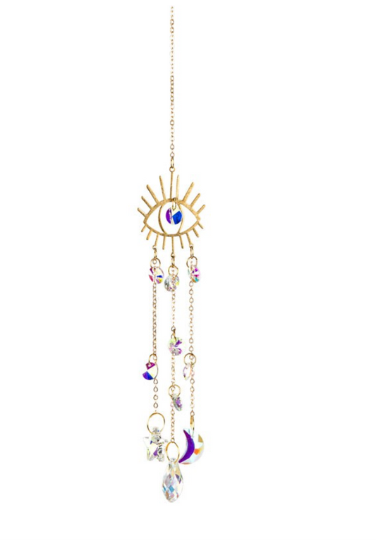 Evil Eye Crystal Suncatcher