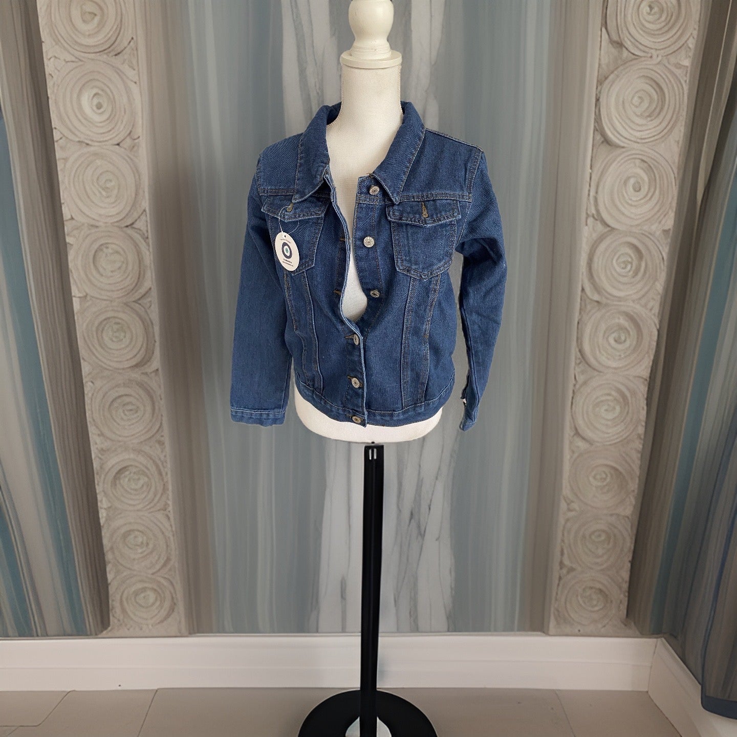 Denim Evil Eye Jacket