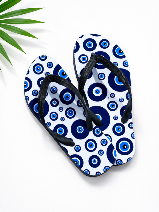 Evil Eye Flip Flops