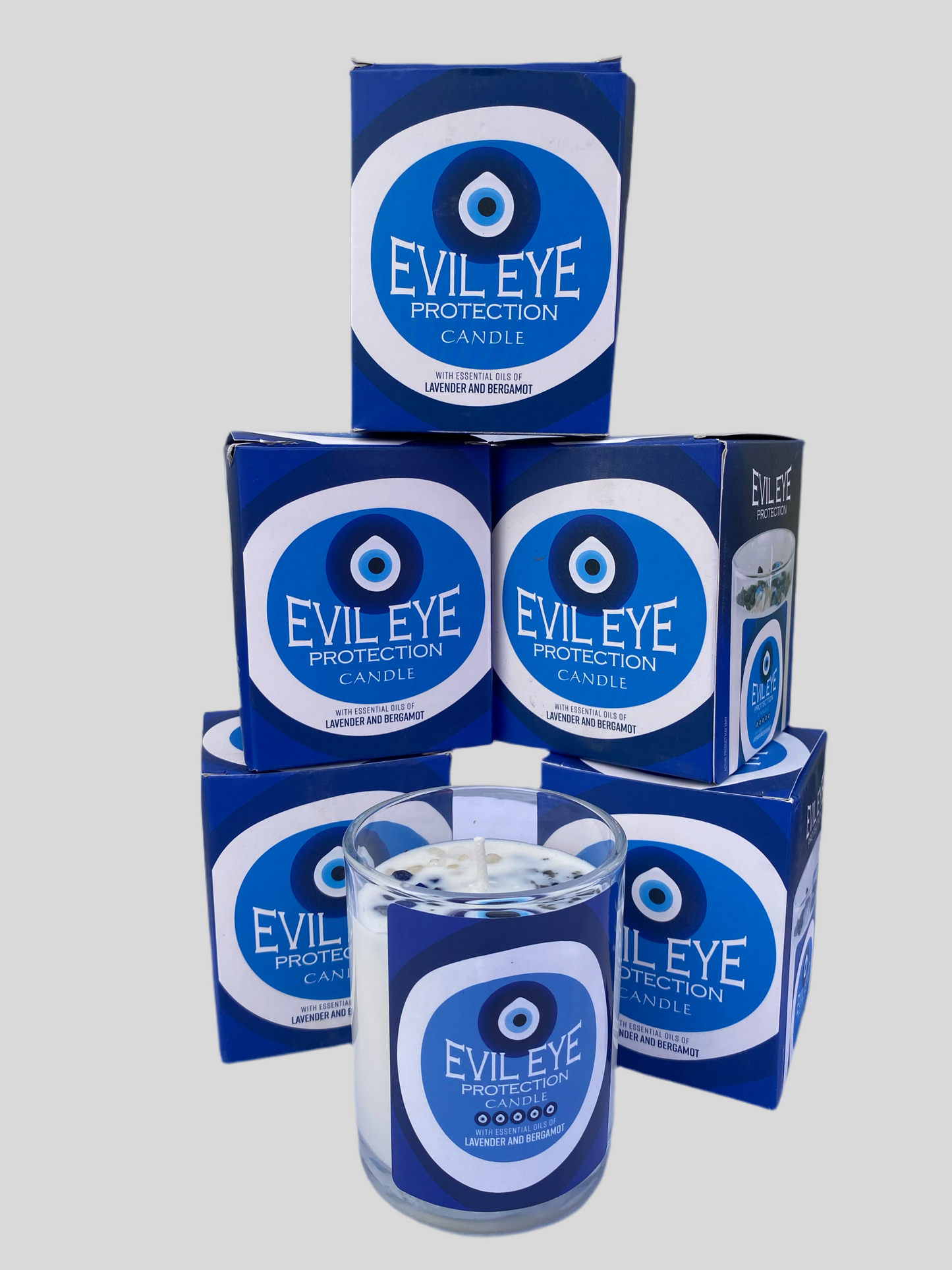 Evil Eye Candle - Bergamot & Lavender Scent