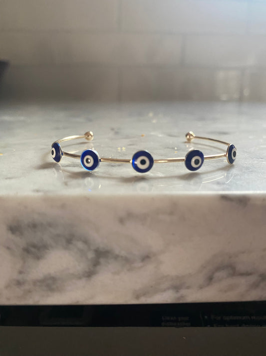Evil Eye Cuff Bracelet