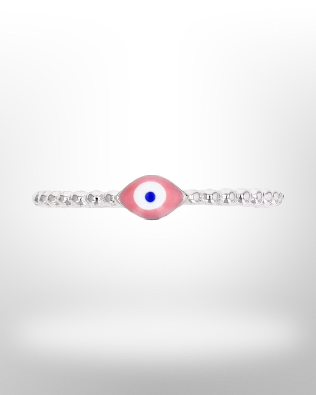 Evil Eye Hand painted Ring