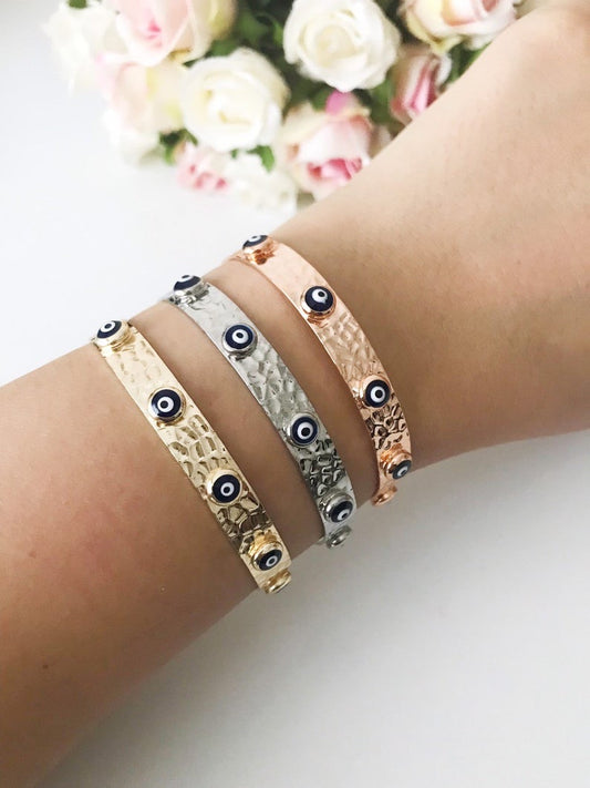 Evil Eye Cuff Bracelet