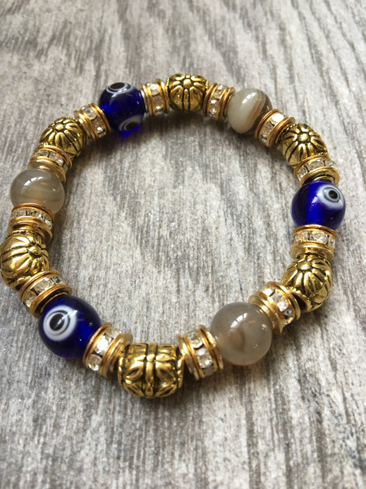 Gold Bead Bracelet