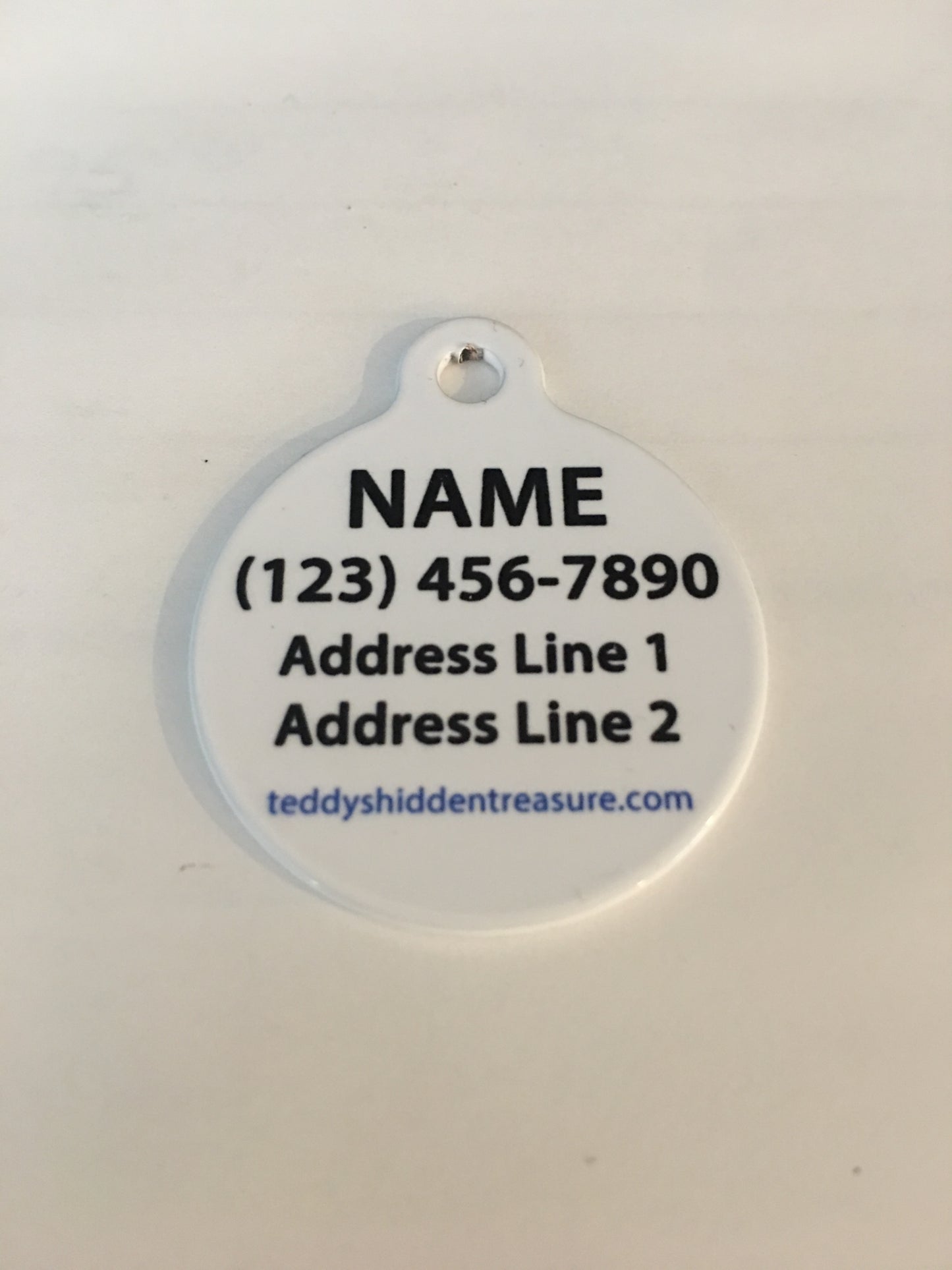 Lucky Eye Round Pet Tag