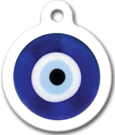 Lucky Eye Round Pet Tag