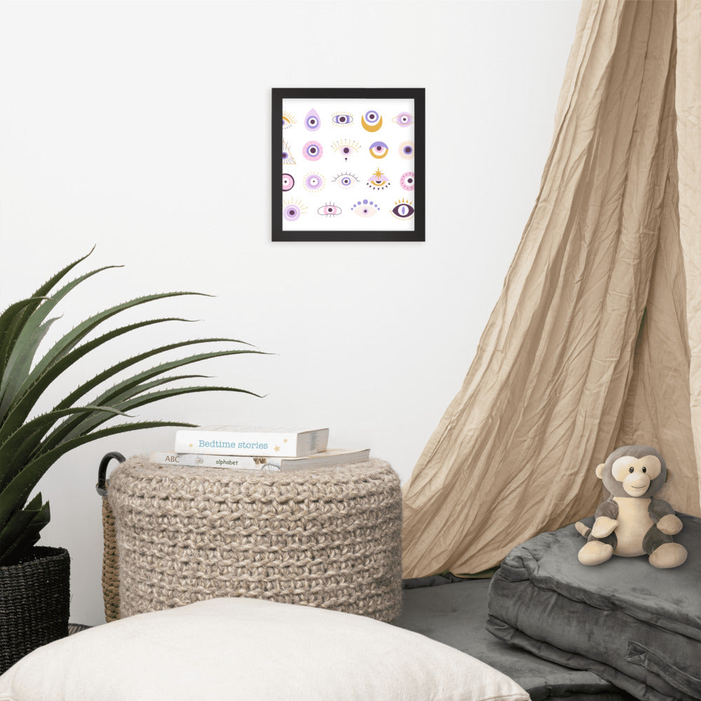 Evil Eye Framed poster