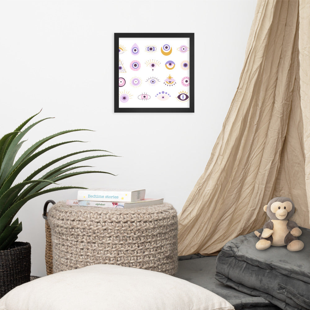 Evil Eye Framed poster