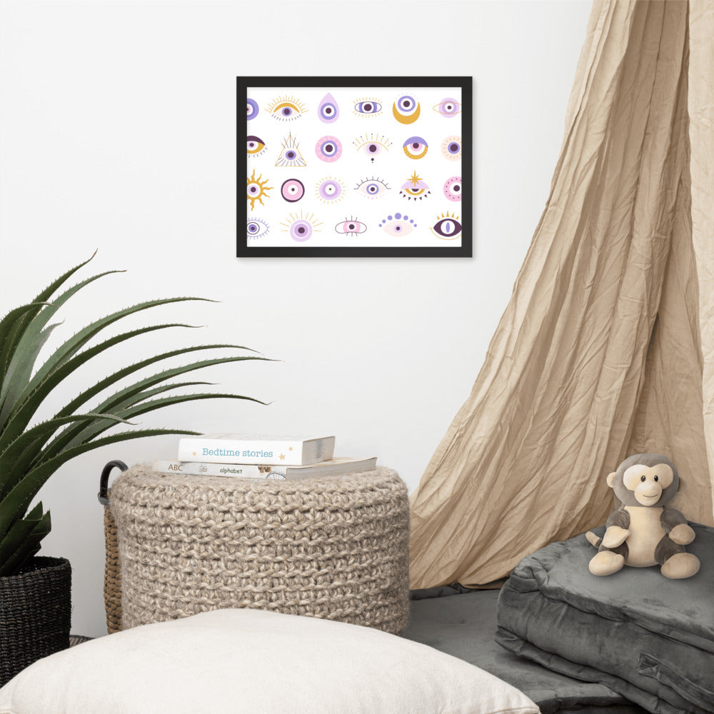 Evil Eye Framed poster