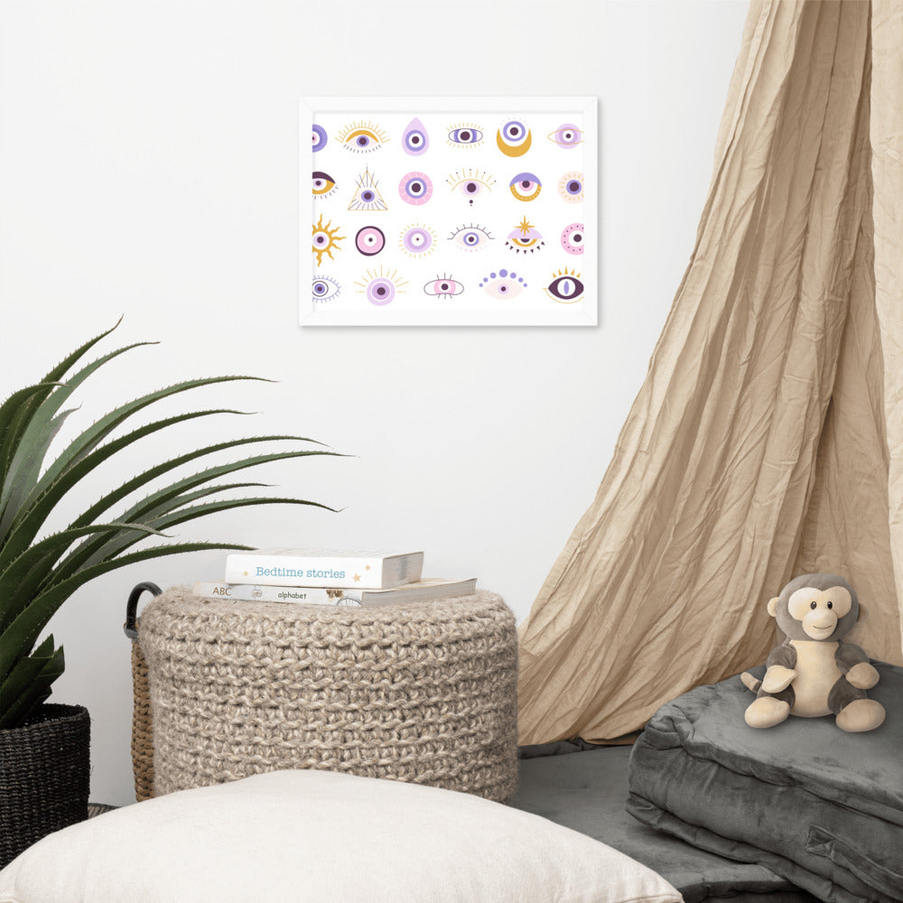 Evil Eye Framed poster