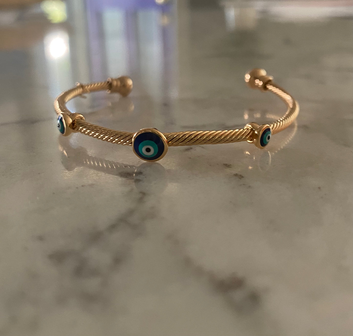 Evil Eye Cuff Bracelet