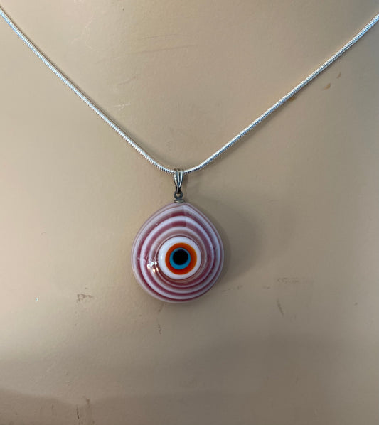 Murano Glass Evil Eye Pendant