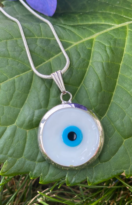 Murano Glass Evil Eye Pendant