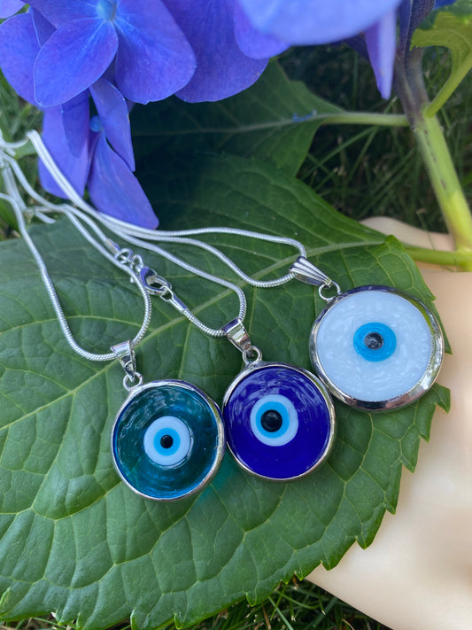Murano Glass Evil Eye Pendant