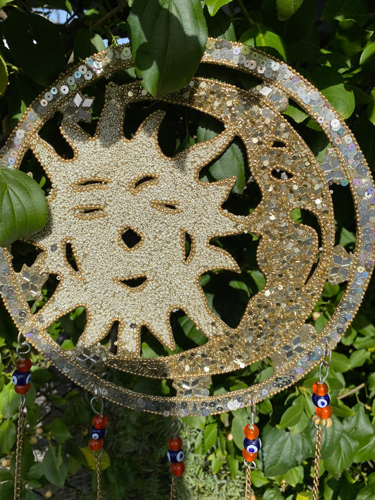 Mosaic Sun & Moon Windchime