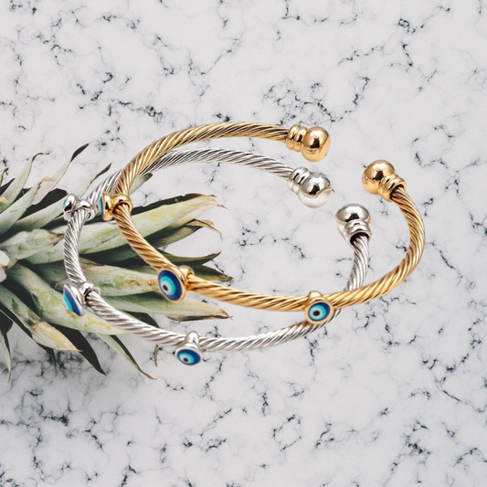 Evil Eye Cuff Bracelet