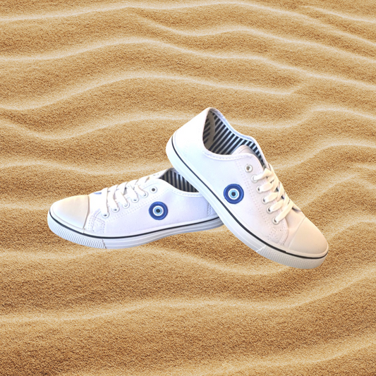 Evil Eye Canvas Sneakers