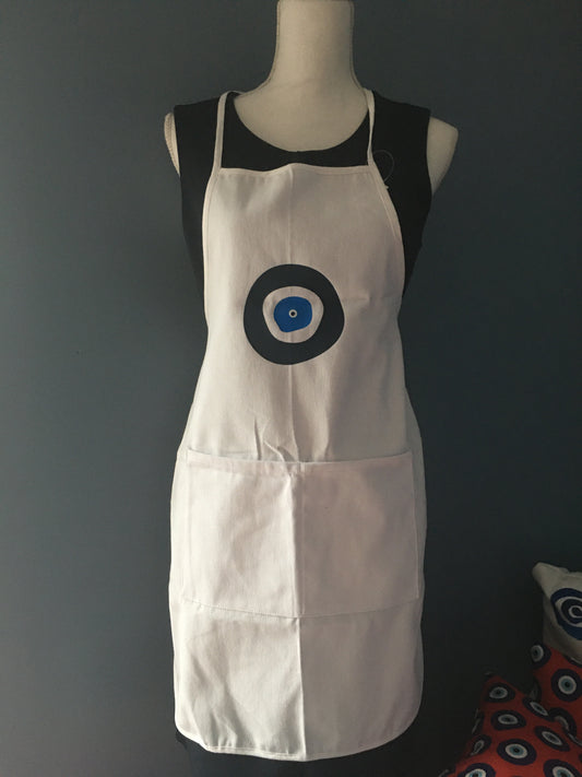 Evil Eye Canvas Apron