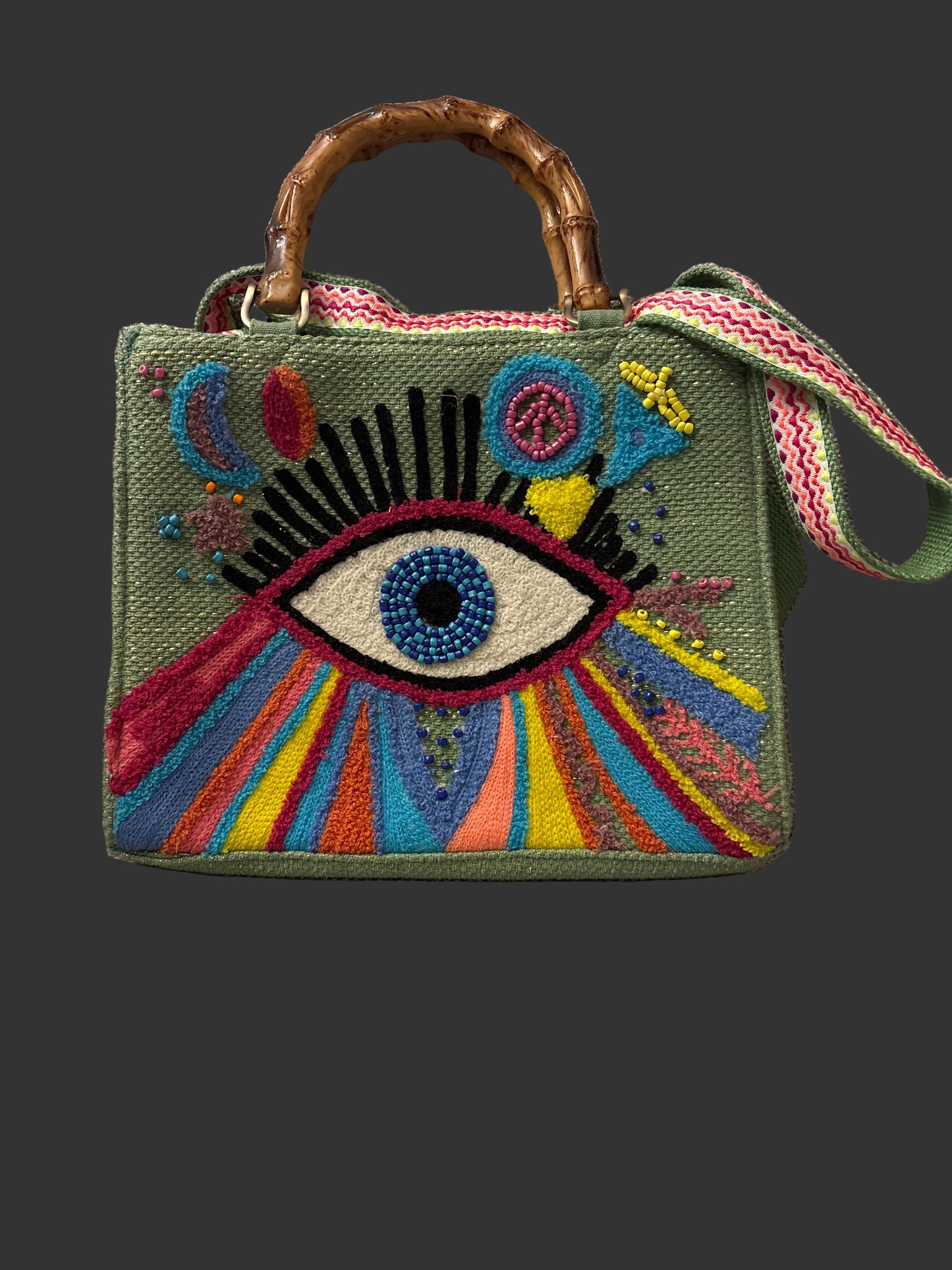 Cosmic Evil Eye Art Tote