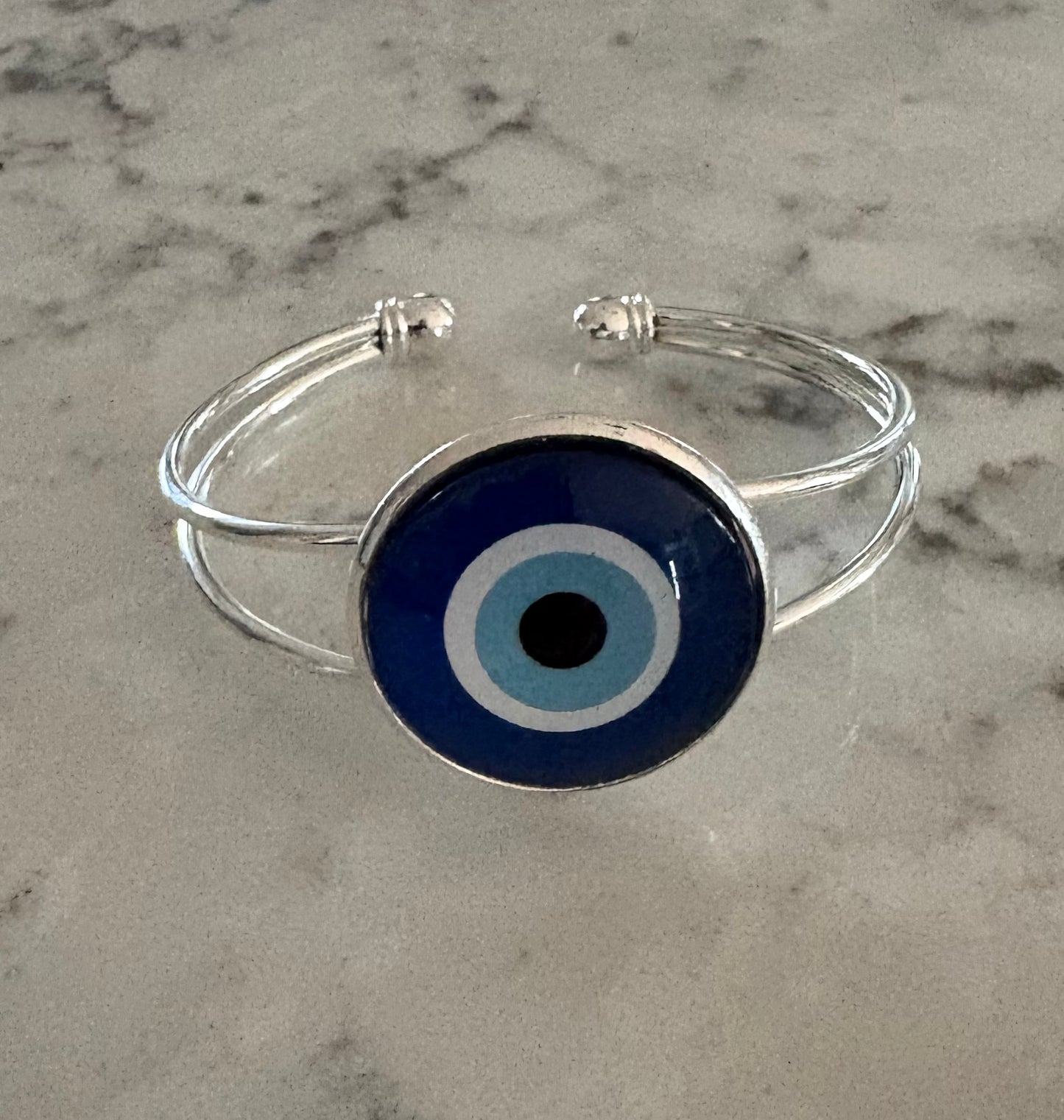 Cuff Evil Eye Bracelet