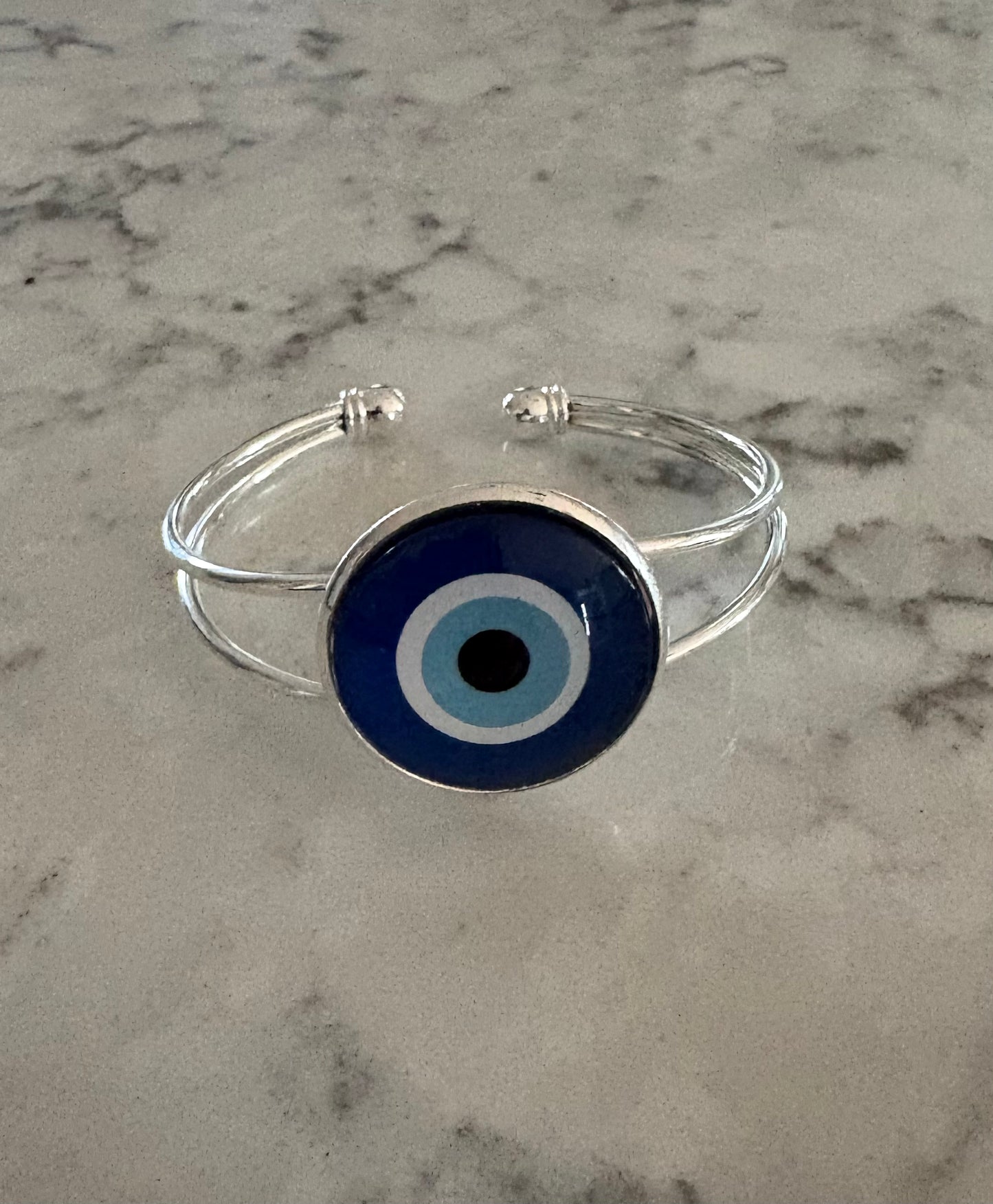 Cuff Evil Eye Bracelet