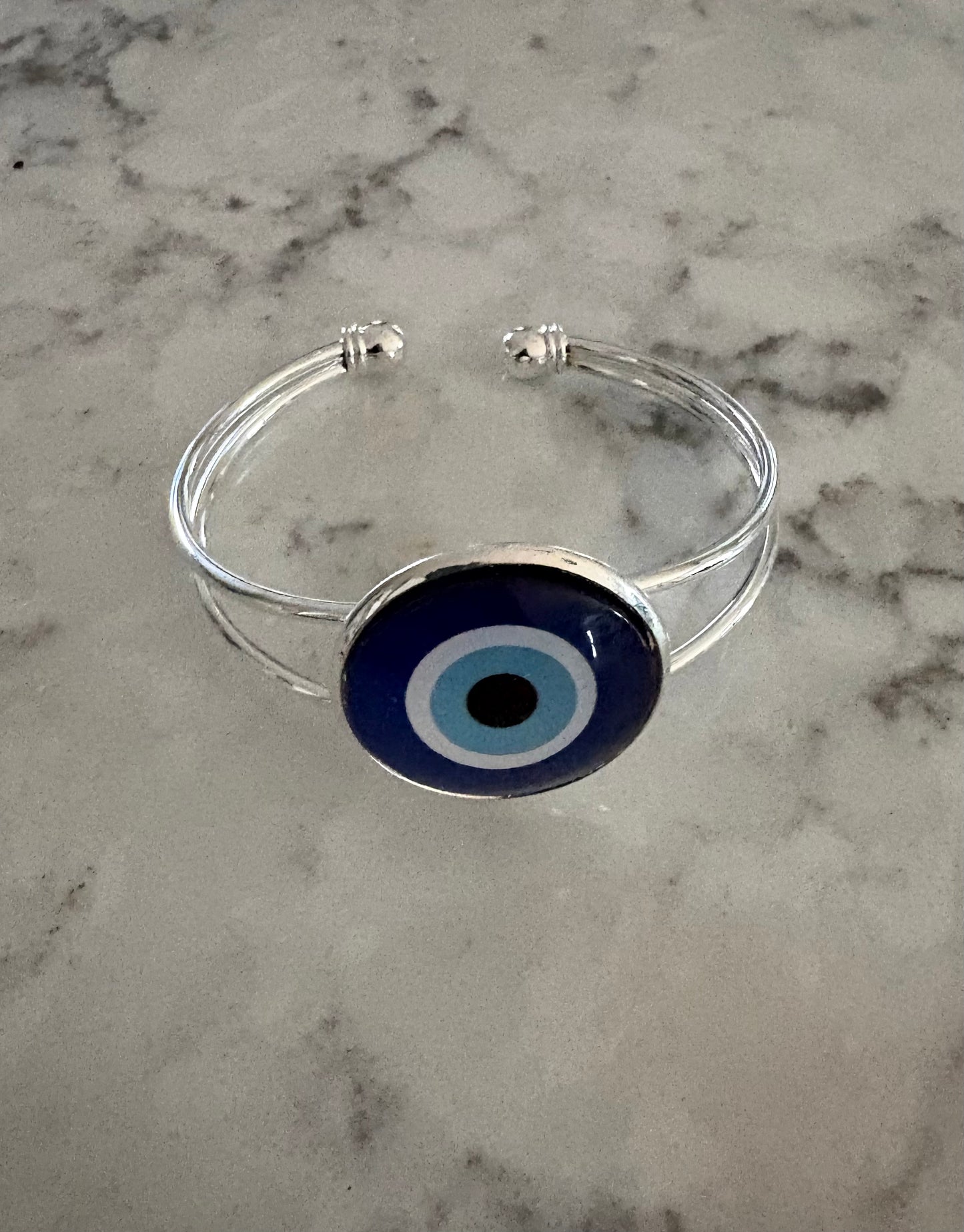 Cuff Evil Eye Bracelet