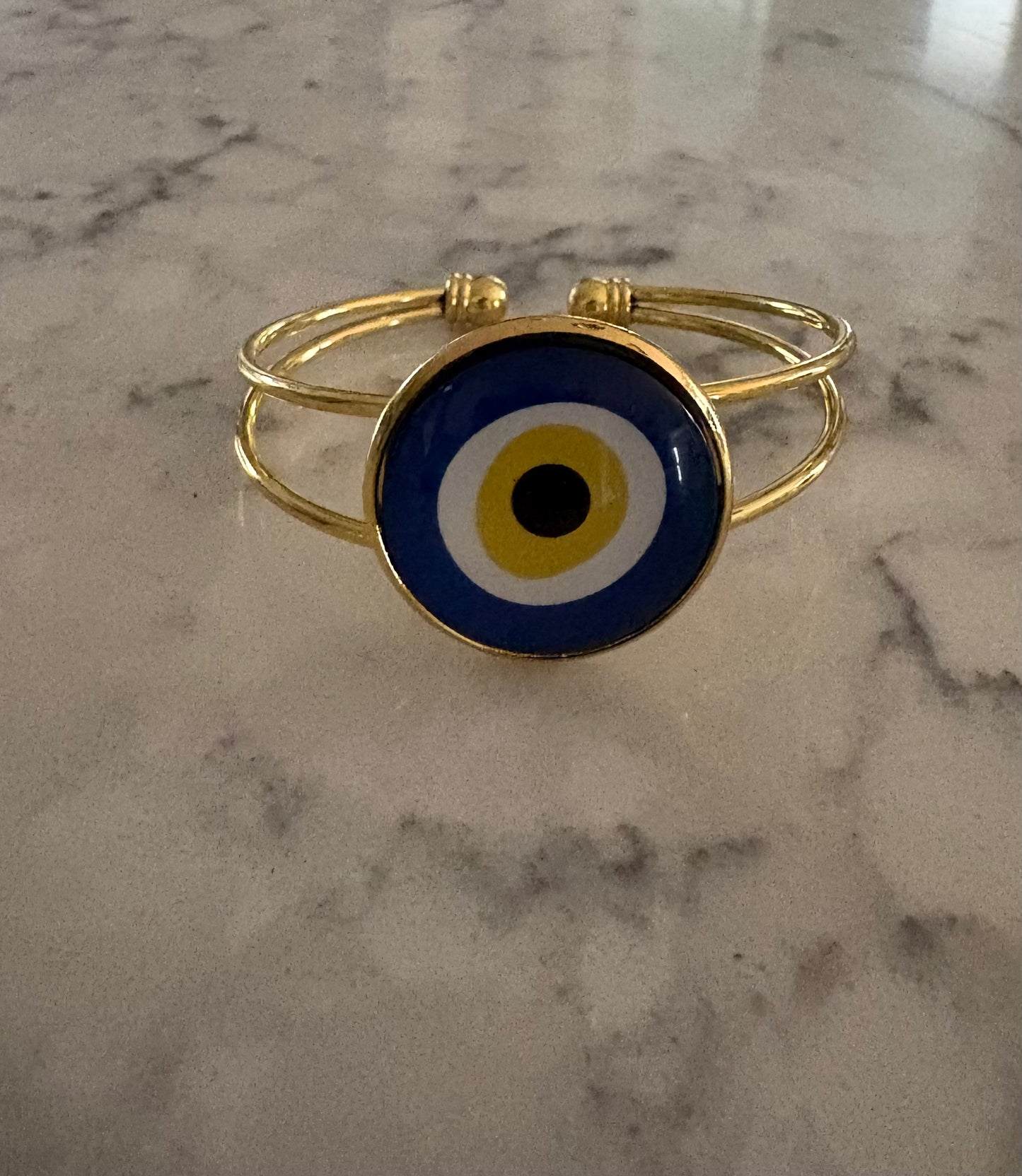 Cuff Evil Eye Bracelet