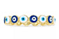 Evil Eye Hand-Painted Enamel Band