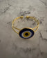 Cuff Evil Eye Bracelet
