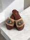 Evil Eye Beaded Slide Sandal