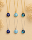 Glass Evil Eye Necklace