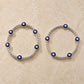 Santorini Gold or Silver Evil Eye Bracelet