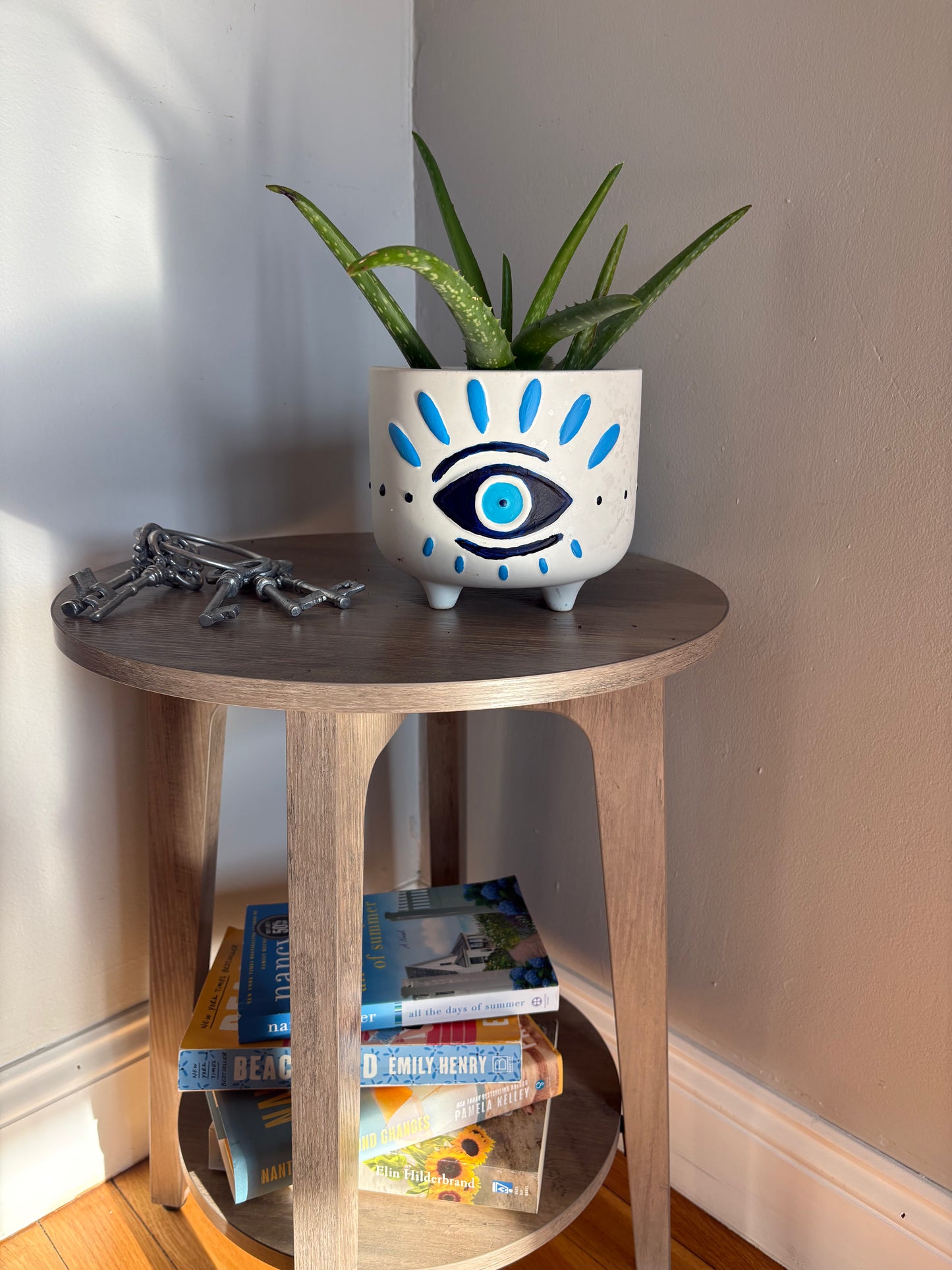 Hand-Painted Evil Eye Planter