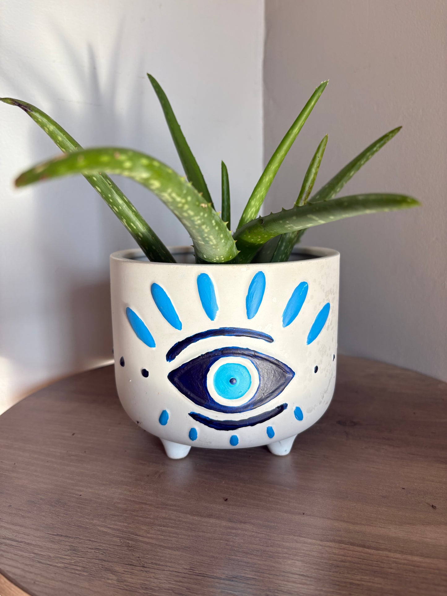 Hand-Painted Evil Eye Planter