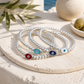 Aegean Mati Silver Beaded Bracelet