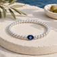 Aegean Mati Silver Beaded Bracelet