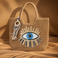 Shoulder Bag with Evil Eye Design