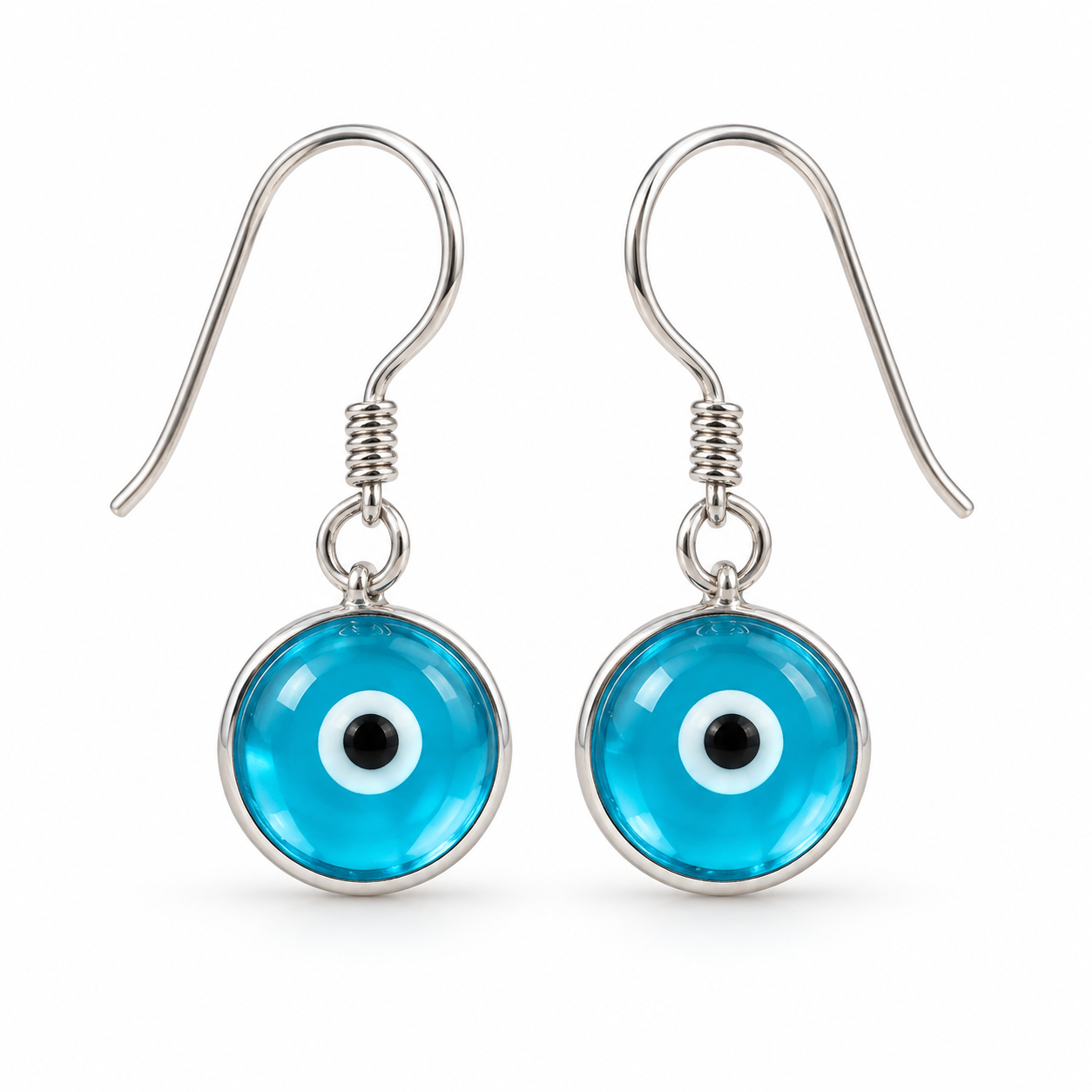 Evil Eye Drop Earrings