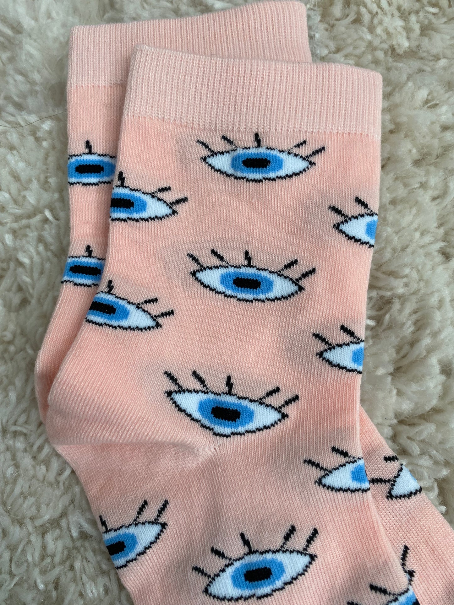 Evil Eye Crew Socks
