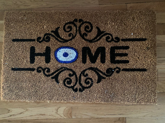 Home Evil Eye Door Mat